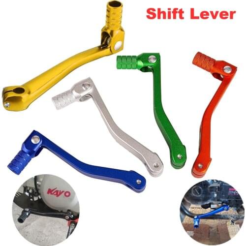 Motorcycle CNC Aluminum Folding Gear Shift Lever Fit Kayo Apollo Bosuer 110/125/140/150/160/250cc Dirt Bike Pit Bikes Gear Lever