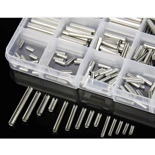 Free shipping one set with 280 pcs 304stainless steel open cylindrical pin positioning pin locating pin dowel pin dowel