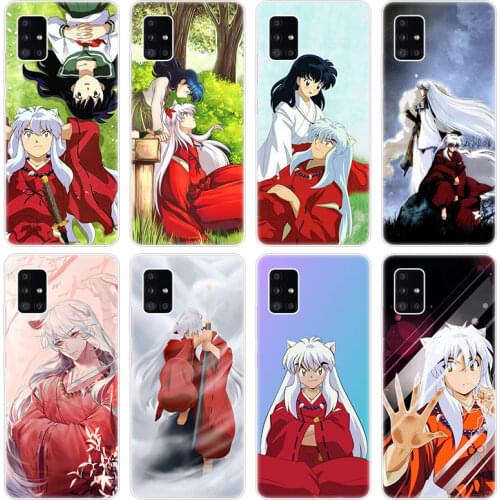 Anime Inuyasha Soft Case for Samsung Galaxy A12 A02 A03S A21S A22 A32 A52 A72 A82 Quantum 2 S21 Plus FE Ultra M02S M12 Cover