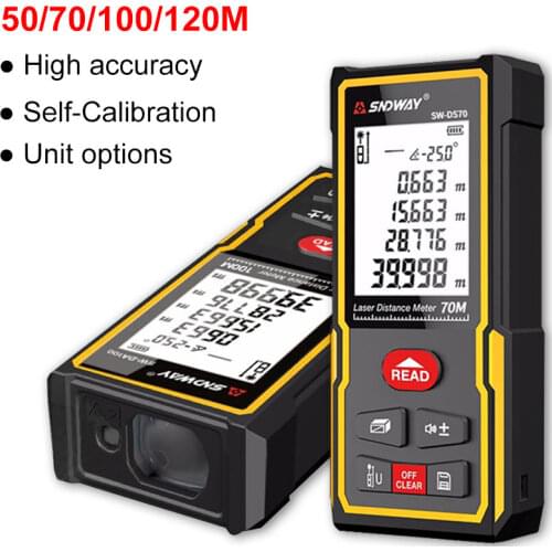 SNDWAY Laser Rangefinders 120M Laser Distance Meter Laser Meter Laser Tape Measure