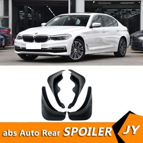 For BMW 5 Series 2018-2020 Mudflaps Splash Guards Front With the color and rear Mud Flap Mudguards Fender Modified special