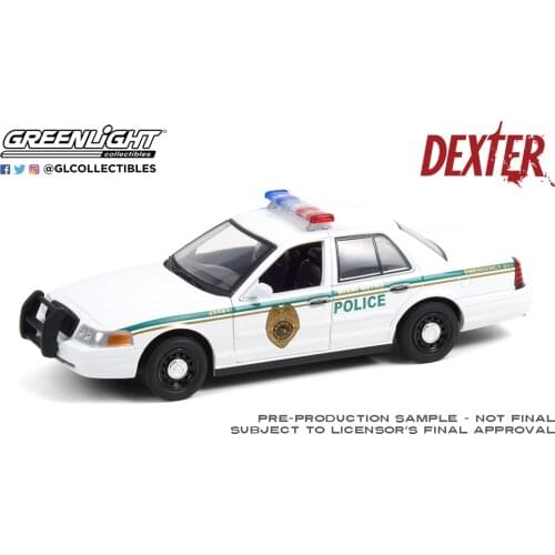 GreenLight 1:24 2001 Ford Crown Victoria Police Interceptor Alloy Metal Diecast Cars Model Toy Vehicles For Children Boy Toys