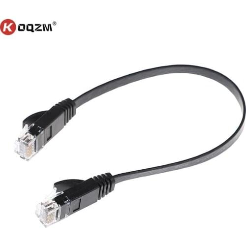 1pc High Quality 30cm Cat6 Network Cable Patch Cord RJ45 Slim High-speed Computer Networking Cord