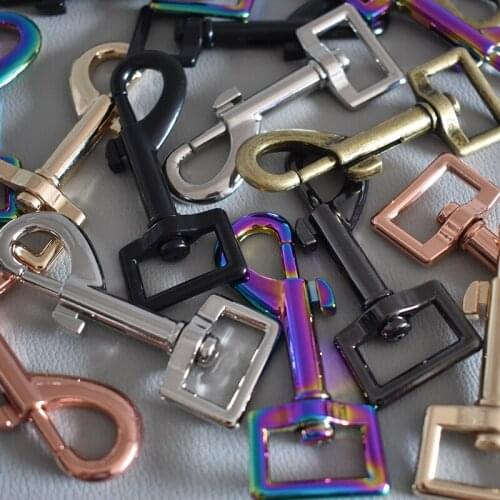 50pcs/lot 20mm metal buckles for bag cat dog leash lobster clasps swivel snap hooks for backpacks diy accessories durable hardwa