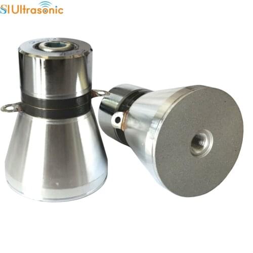 25KHz/45KHz/60W Multi Frequency Piezoelectric Ultrasonic Transducer For Industrial Cleaning