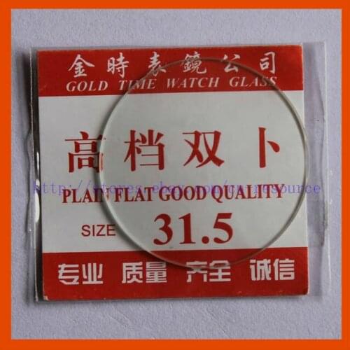 N.O.S. Concave spherical glass watch crystal 31.5 mm