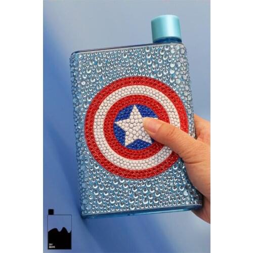 New Cartoon DIY Special Shaped Diamond Painting Portable cup Cross Stitch Kits Diamond Embroidery Crystal Arts 350ml Water Cup