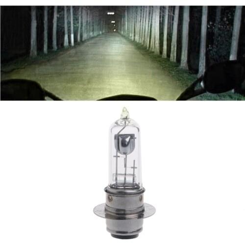 New 1 Pc P15D-25-1 DC 12V 35W White Headlight Bulb Lamp For Motorcycle Electric Vehicle Accessories
