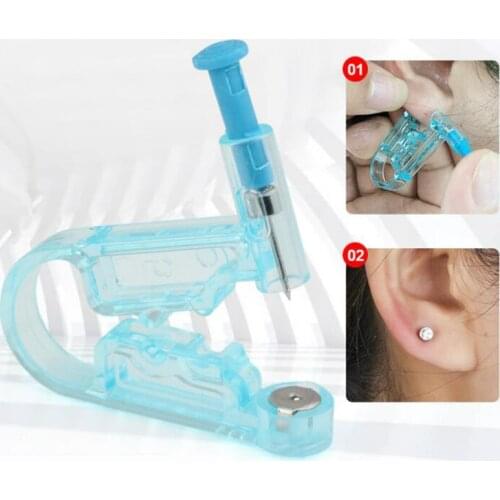 Disposable Painless Ear Piercing Healthy Sterile Puncture Tool Without Inflammation for Earrings Ear Piercing Gun