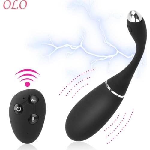 OLO Wireless Remote Vibrator Panties Vibrating Egg Electric Shock Vibrator Clitoris Stimulator Voice Control Sex Toys for Women