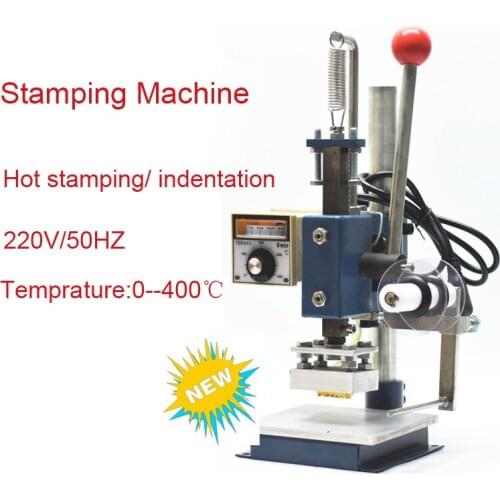 Personalized Custom Manual wood press mark machine,hot foil stamping machine,marking press,embossing machine(5x7cm)