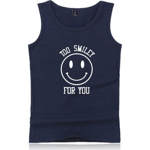 WAMNI Addison Rae Pouty Face Sports Vest Harajuku Fashion Street Unisex Casual Sports Vest Hip Hop Cotton Plus Polyester Fabric