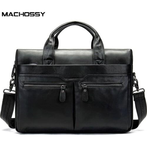 Genuin Leather Mens Bag Genuine Leather Messenger Bag Men Shoulder Bags Male Laptop Briefcase Bag Capacity Men Handbag for male
