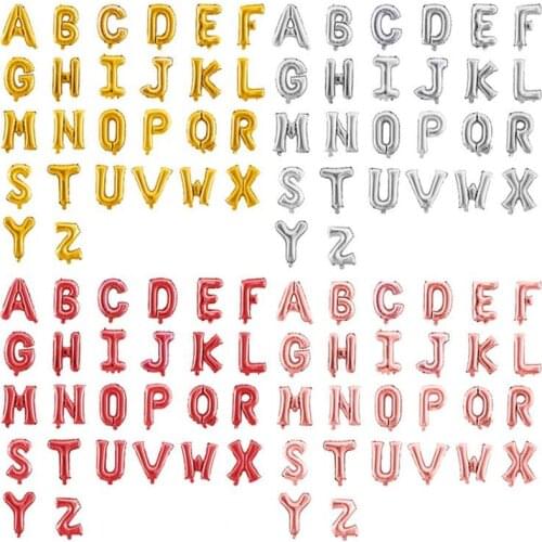 Happy Birthday Party Balloon Wedding Decoration balloon 16 inch letter rose gold gold gold silver balloon for children and girls