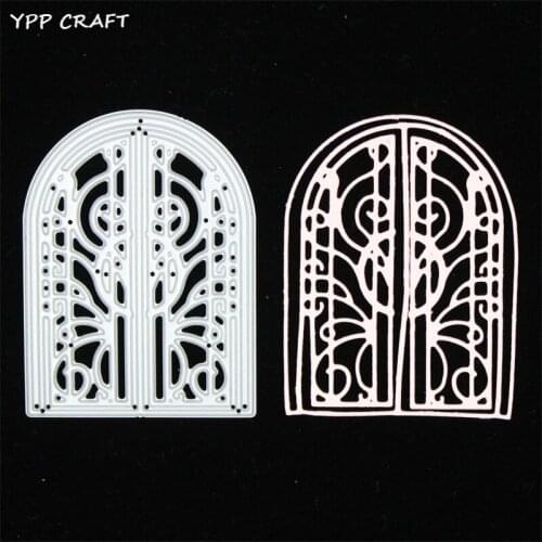 YPP CRAFT European Door Metal Cutting Dies Stencils for DIY Scrapbooking/photo album Decorative Embossing DIY Paper Cards
