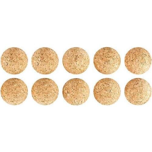 10pcs 3.15cm Cork Solid Wood Foosball Table Soccer Ball Football Baby Foot Fussball