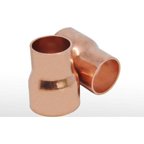 12mmX9.52mm Inner Diameter Copper End Feed Straight Reducing Coupling Plumbing Fitting Scoket Weld Water Gas Oil