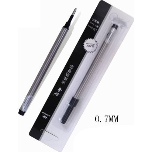 5pcs Jinhao Screw Type Refills for Rollerball Pen 0.7mm Black Blue Choose