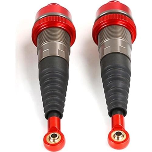 CNC Metal Front Shock Absorber Dust Cover Shock Absorption Assembly For 1/5 HPI Rovan BAJA LT KM LOSI 5IVE-T 5T