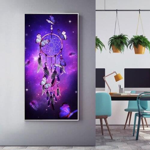 EverShine Diamond Painting Full Square Dreamcatcher Rhinestones Art Diamond Embroidery Landscape Cross Stitch Wall Decor