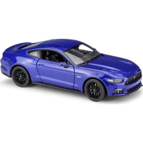 1:24 Scale Metal Alloy Classic Car Diecast Model 2015 Ford Mustang GT Toy Collection Toy for Kids