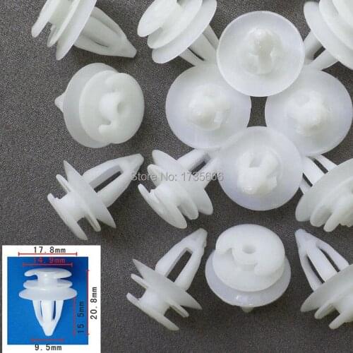 50 PCS White Nylon Door Panel Clips For BMW E36 E46 E34 E39 E38 X5 Z3 Z8 51411973500