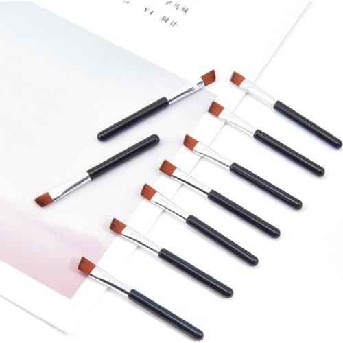 MECOLOR small angled Eyebrow Makeup Brush Eye powder Brushes Cosmetics beauty DIY tools wholesale