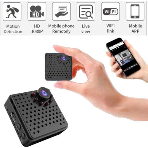 Mini Camera WiFi Video Webcam 1080P 4K HD Motion Detection Night Vision Auto Camcorder for Office/Home Surveillance