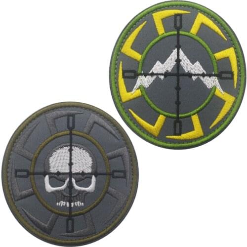 Russia FSB ALFA Team Kolovrat Skull Patches Russian Tactical Military Patch Badge Stripes