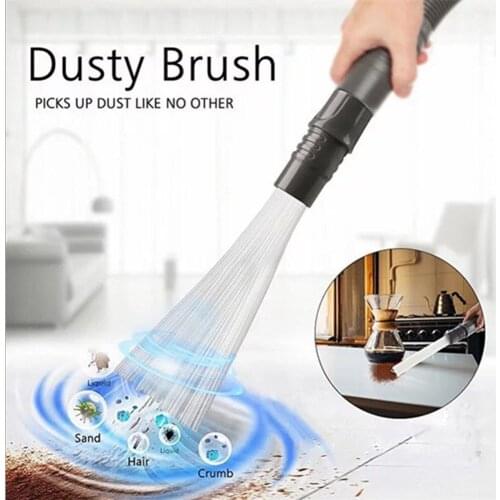 Dust Vacuum Cleaner Household Straw Tubes Dust Brush Dirt Remover Portable Universal Vacuum Attachment Dust Brush Cleaning Tools