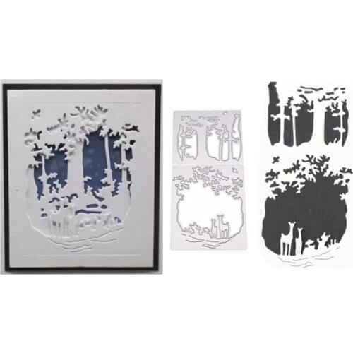 Christmas Deer Dies Scrapbooking New Arrivals Metal Cutting Dies New 2020 Xmas handmade gift