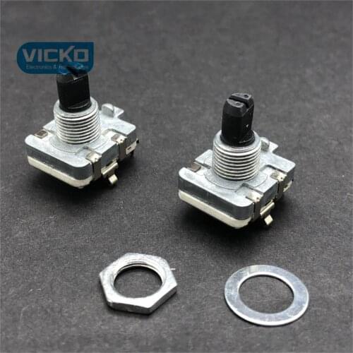 Taiwan ALPHA EC16 24 point encoder with stepping handle length 15MM switch 360 degree infinite rotation