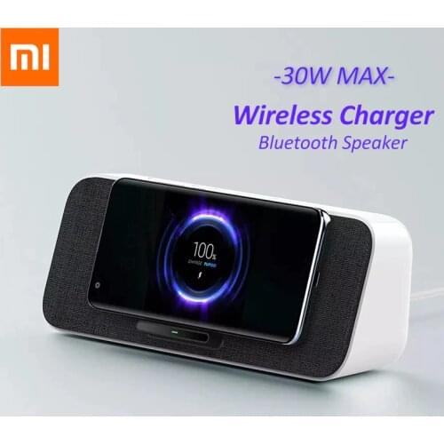 Xiaomi Wireless Charging Bluetooth Speaker 30W Fast Charger Qi Charging Protocol Mobile Computer Smart Audio For iPhone Samsung