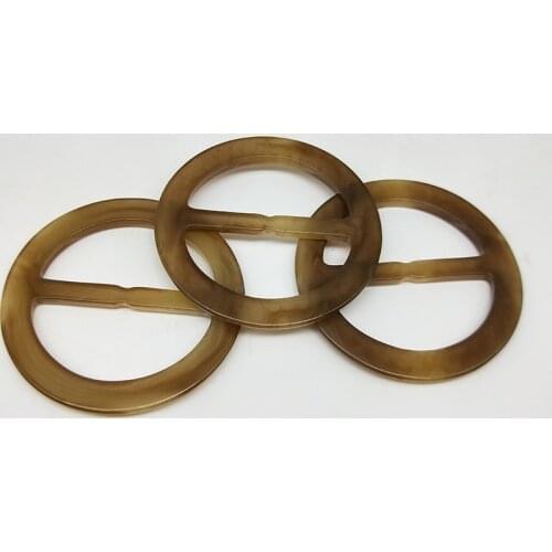 1 PC Fashion inner diameter 4.5 cm adjustable buckled ribbon buttoned garment corner storage buckles T-shirt clasp