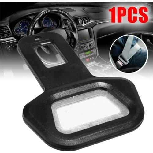 Car Seat Belt Alarm Canceller Universal Car Safety Seat Belt Buckle Alarm Stopper Clip Clamp-Bottle Opener