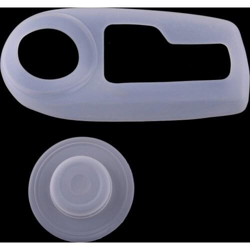 Car Silicone Milky Gear Shift Box Control Switch Knob Dust Cover Fit For Nissan Patrol Y62 Infiniti QX80