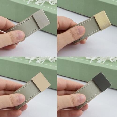 Free Shipping Hardware real Leather handle Zinc alloy wardrobe Single hole cupboard drawer small knob top-level TV cabinet pulls