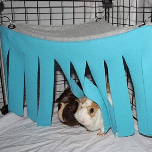 Pet Hideout Corner Cloth Tassels Curtain Hideaway For Guinea Pig Ferret Chinchilla Hedgehog Rat Squirrel Rabbit