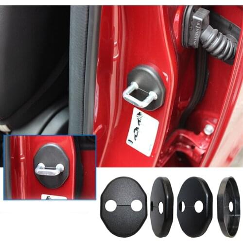 Door Lock Protective Cover Car Covers For Mitsubishi Lancer EX Galant Lancer x80 Mazda Cx-5 12 cx-7 2 5 3(11-13) MX7 Car-Styling