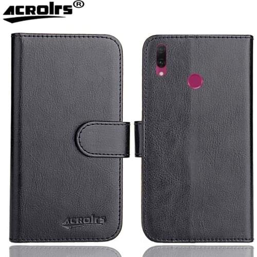 Huawei Y9 2019 Case 6.5" 6 Colors Flip Fashion Soft Leather Crazy Horse Exclusive Phone Cover Cases Wallet Funda Coque