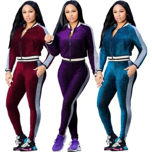 Two Piece Set Tracksuit for Women Elegant Top and Pants Set Womens Casual Sweat Suits Fitness Autumn Plus Size S-2XL Outfits