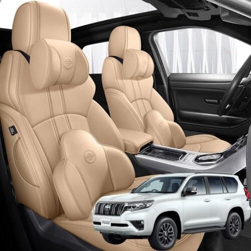 NAPPA Leather Car seat covers For Toyota Land Cruiser Prado 120 150 2004 2005 2006 2007 2008 2010 2011 2012 2013 2018 accessorie
