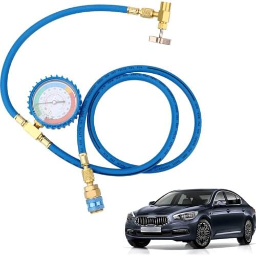R134A Reparing Tools Pressure Gauge Measuring Kit Car Accessories Car Air Conditioning Refrigerant Recharge Hose