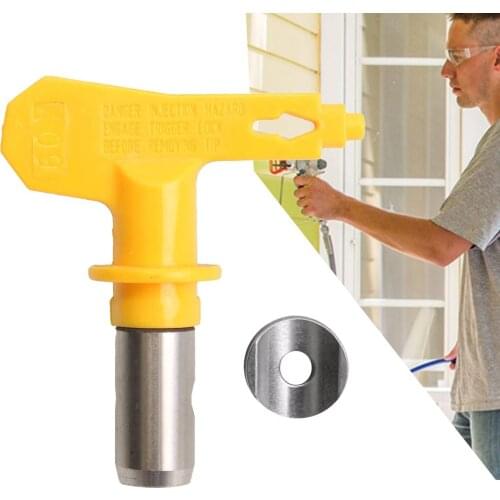 Yellow Series 4 Airbrush Nozzle For Painting Airless Paint Spray G un Tip Powder Coating Portable Paint Sprayer auto repair tool