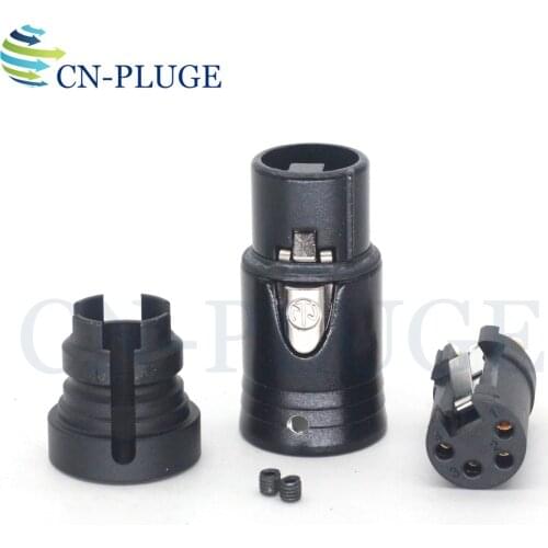 Low-Profile XLR NEUTRIK 4 pin XLR male to 4 pin XLR female Audio PLUG