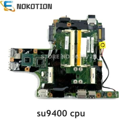 NOKOTION For Lenovo Thinkpad X301 Laptop Motherboard 43Y9272 60Y3785 43Y9264 42W8114 43Y9210 63Y1311 SU9400 1.4GHZ CPU DDR3