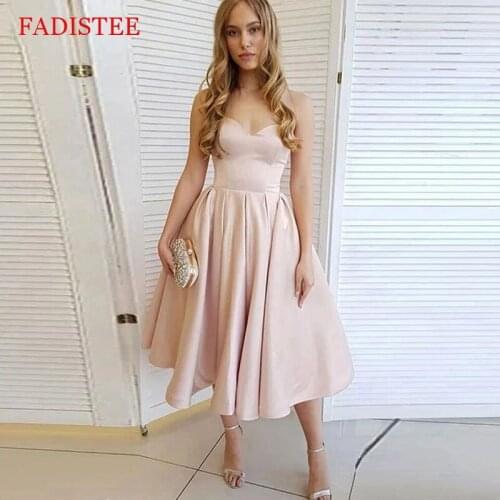 New arrival Evening Dress Formal Vestido Noiva Sereia Prom Party Robe De Soiree Simple Satin Strapless Formal Dress