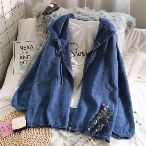 ONEIGHTWENTY Women's Cardigans With A Zipper