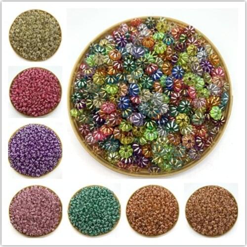 Wholesale New 200pcs/lot 6mm Acrylic Beads Spacer Loose Beads For Jewelry Making Accessories DIY Bracelet Earring Making