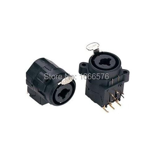 Wholesale 50 pcs FEMALE SOCKET, XLR-1/4" JACK With lock - 406